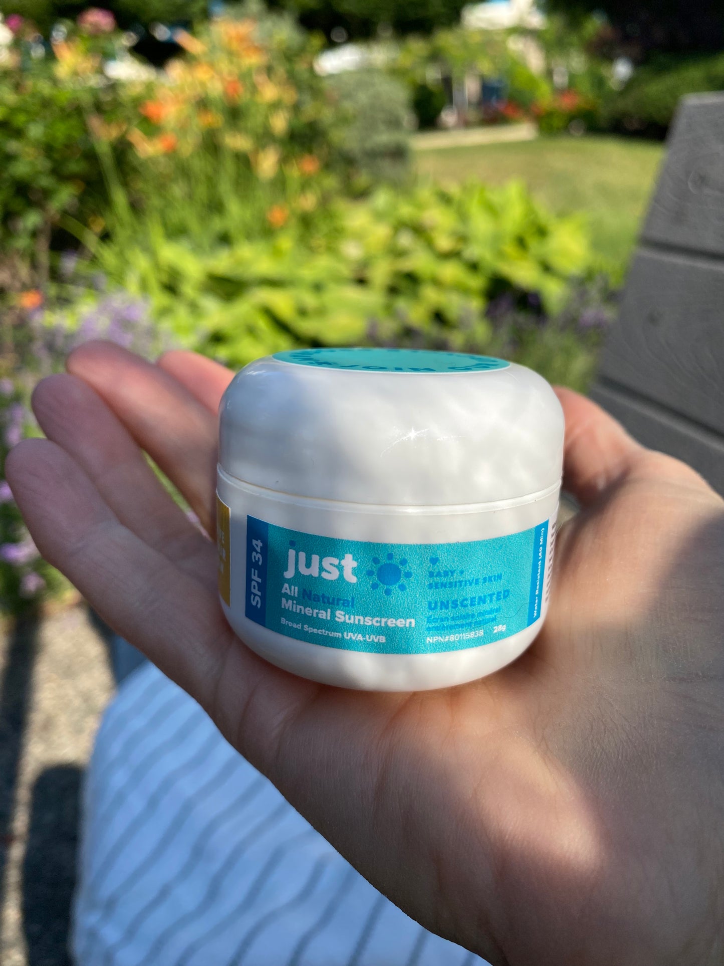 1 oz Jar Lavender Body Sunscreen ( Refillable) 30 SPF
